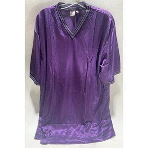 PURPLE V-NECK SOCCER JERSEY SIZE AXXL